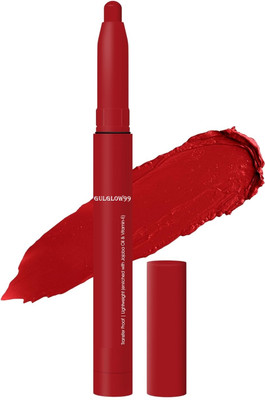 GULGLOW99 Matte Velvet Finish Full Coverage Matte Long Lasting Lipstick Red(RED, 3 g)