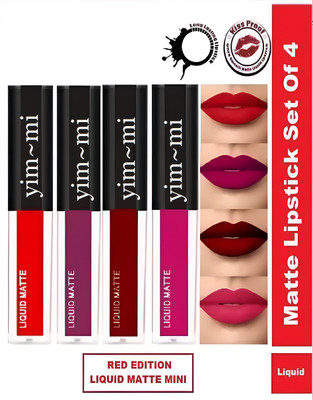 yim~mi 4 Mini Red Edition Lipstick(multicolor, 16 ml)