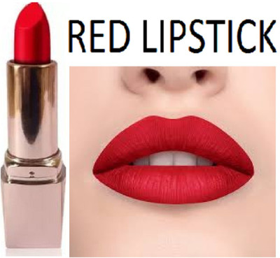 Luipui RED MATTE CRAYON LIPSTICK WATERPROOF LATEST PACK OF 1(RED, 6 g)