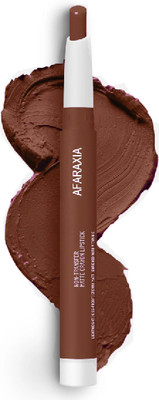AFARAXIA Non-Transfer Creamy Matte Lipstick Waterproof & Smudgeproof Formula(Choco bar, 3.5 g)