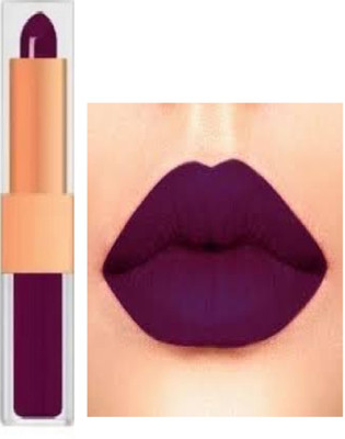Luipui PURPLE MATTE LIPSTICK WATERPROOF AND SMOOTH PACK OF 1(PURPLE, 6 g)