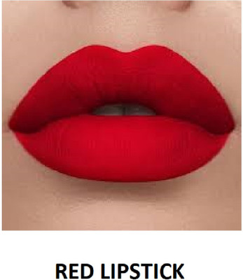 Luipui new red lipstick pack of 1 waterproof and awesome(red, 6 g)