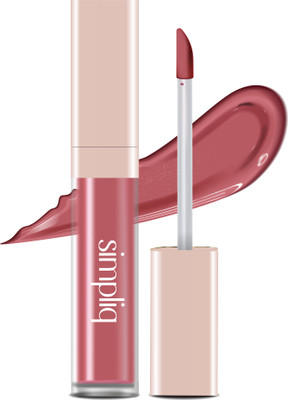 simpliq Long luster Liquid Lipstick, Hydrating & Velvety matte finish(PINKY SWEAR, 5 ml)