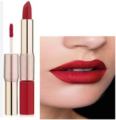 Luipui BEST AWESOME RED MATTE FINISH LIPSTICK PACK OF 1(RED, 6 g)