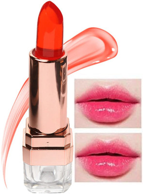 GULGLOW99 Color Change Fruity Gel Lipstick Soft Lips Waterproof Glossy Finish(RED, 3.6 g)