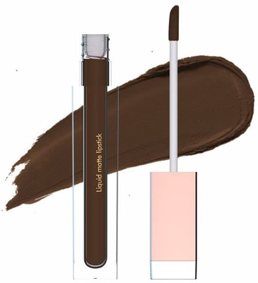 luzimaisa Non Transfer Waterproof Longlast Matte Highly Pigmented Lipstick(deep brown, 7 ml)