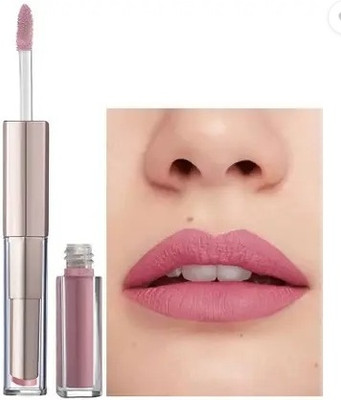 DARYUE Transferable Matte Liquid Lipstick 2 in 1 matte lipstick(LIGHT PINK, 12 ml)