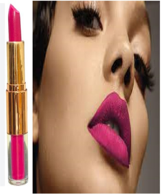 Luipui best 2 in 1 crayon + liquid matte look lipstick(pink, 6 g)
