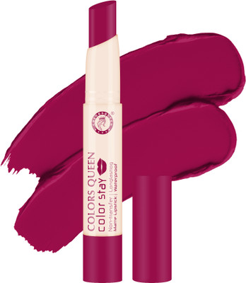 COLORS QUEEN Color Stay Long Lasting Non Transfer Waterproof Matte Lipstick(Magenta, 2.1 g)