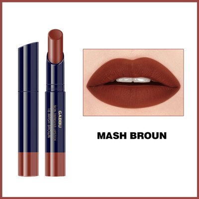 GABBU Velvet Matte Finish | Long Lasting & Pigmented Creamy Matte Lipstick(WINE, 3.8 g)