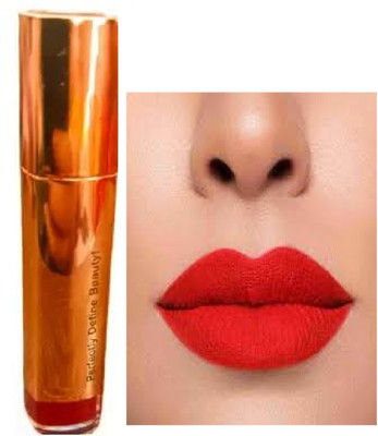 Luipui red liquid matte lipstick pack of 1 awesome and long lasting(red, 6 ml)
