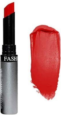 FASHION COLOUR Kiss Lip No Transfer Matte Lipstick Shade 74 Poppy Red(Poppy Red, 2.6 g)