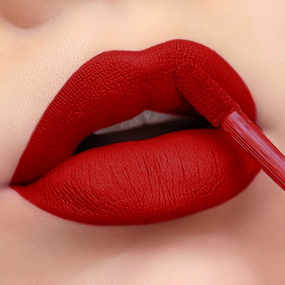 Bella Bloom Dark Red Liquid Matte Waterproof Lipstick(PINK SHADE, 5 ml)