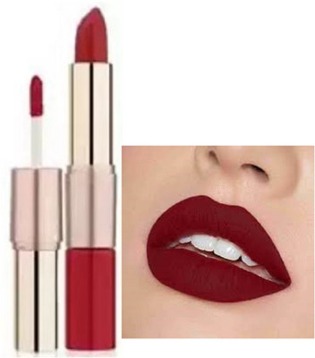 Luipui 2 in 1 maroon matte waterproof latest lipstick pack of 1(MAROON, 6 g)
