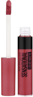 MAYBELLINE NEW YORK Sensational Liquid Matte Lipstick | Non-Sticky and Non-Drying | Matte Finish(22 Peach Addict, 7 ml)
