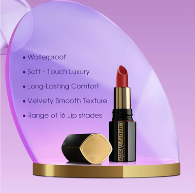 AEPRUY Luxury Matte Long Lasting Non Transfer Lipstick(Red Coat, 4 g)