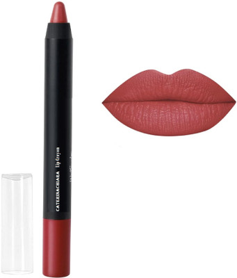 CATERINACHIARA Matte Finish Long Lasting Lip Crayon Matte Lipstick(Red, 3.5 g)