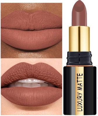 AEPRUY Lightweight Long Lasting & Non Transfer Matte Lipstick(coffee Commando, 4 ml)