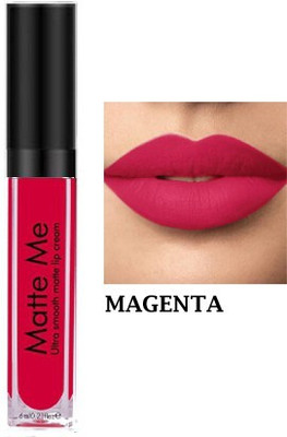 K3NTERPRISES Non Transfer Waterproof LonglastingLiquid Matte(Magenta, 8 ml)