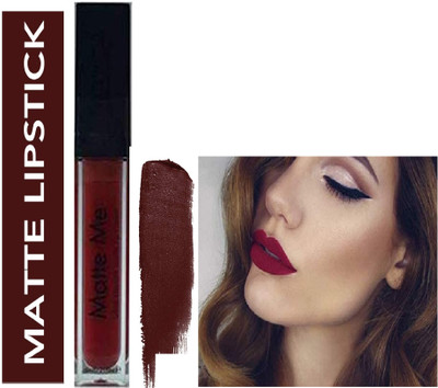 Yuency matte finish and free from harmful chemical matte lipstick(MAROON, 6 ml)