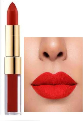 TOPQ BEST FOR LADY RED MATTE FINISH LIPSTICK PACK OF 1(RED, 6 g)