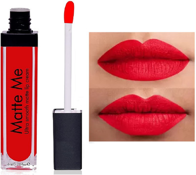 Arcanuy matte finish smudge proof Lipstick for long lasting(red, 6 ml)