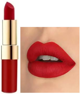 Luipui RED 2 IN 1 MATTE FINISH LIPSTICK PACK OF1 WATERPROOF AND LOVELY(RED, 6 g)