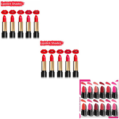 kKode Beautiful shade lipstick combo pack offer(Multicolored, 50 g)