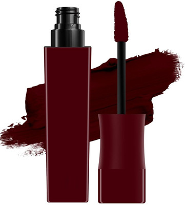 Latixmat Smudge proof Waterproof Long lasting Liquid matte Lipstick Non Transfer(Jat Maroon, 7.5 ml)