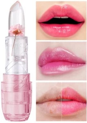 VMC KINSILK SOFT Night & Day all Time use Lip Balm|Temperature Change flower jelly lipstick(PINK, 20 ml)