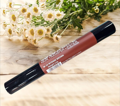 Teen Teen Non Transfer Water Proof Long Lasting Matte Lipstick (Intense Brown)(M-10 Intense Brown, 2 g)