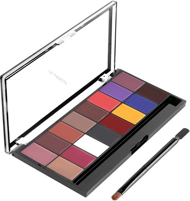 GFSU - GO FOR SOMETHING UNIQUE 16 Color Ultra Pigmented Lip Cream Plate(Multi, 36 g)