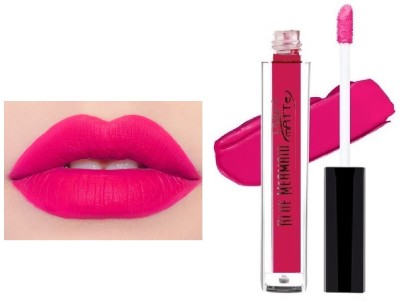 BLUEMERMAID PROFESSIONAL HOT PINK LIQUID MATTE FINISH LIPSTICK FOR WOMEN(PINK, 6 ml)