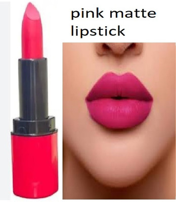 Luipui best for lay pink matte lipstick waterproof awesome amazing(pink, 6 g)
