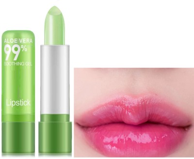 ADJD ALEO VERA LIP BLAM GLOSSY FINISH WATER PROF(GREEN, 3 g)