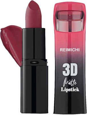 REIMICHI Matte Finish Smooth Application |Transferproof & Smudge Proof Lipstick For Women(crimson, 3.5 g)