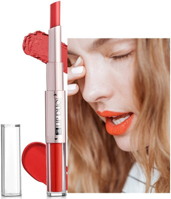 DARVING 2 IN 1 MATTE LIQUID CARYON LIPSTICK SMUDGE -PROOF(ORANGE, 12 ml)