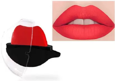 Yuency Lip Shape Apple Lipstick Long Lasting Waterproof(red, 5 g)