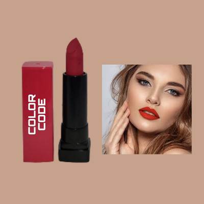 SGG Color Code|Lipstick For Women|Pack of 1(Glossy Red, 12 g)