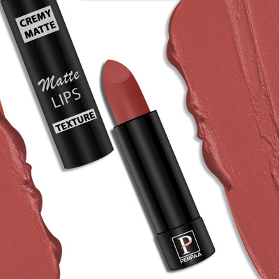 Perpaa Non Transfer Lip Color, Matte Finish 3.5gm(Rust Orange, 3.5 g)