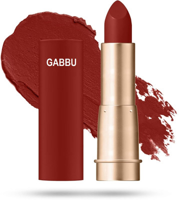 GABBU Long Lasting & WaterProof Lipstick(BRICK RED, 3.5 g)