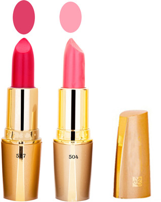 G4U Lipstick Set Multi-Finish 2 Piece, Cream & Matte Lipcolors 16DEC22A28(MULTI, COLOR, 7.2 g)