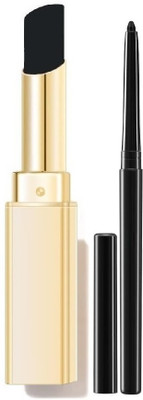 SEUNG NEW PROFESSIONAL MAKEUP SET BLACK LIPSTICK WITH LIP LINER(BLACK, 5 g)