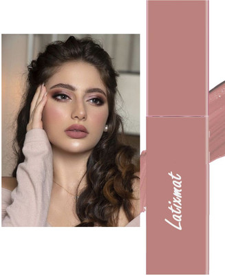 Latixmat New Highly Pigmented & Kiss Proof Velvet Matte Rose Wood Lipstick(Rose Wood, 4.2 ml)