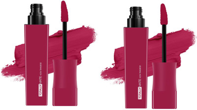 ADJD Comob Totally Matte Liquid Lipstick One Swipe Application Pink(Pink, 15 g)