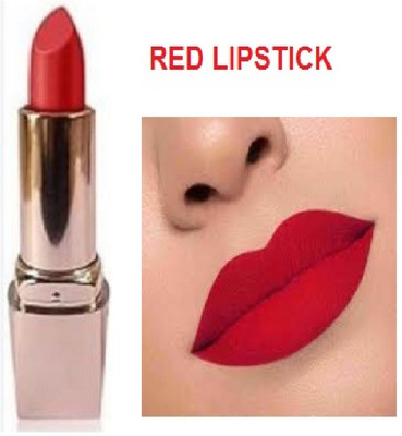 Luipui red matte look lipstick pack of 1 awesome long lasting(red, 6 g)