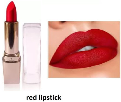 Luipui wonderful red lipstick fantastic matte look for soft lips pack of 1(red, 6 g)