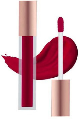 GFSU NEW KISS PROOF & LONG LASTING & WATER PROOF MATTE LIPSTICK(DARK RED, 6 ml)