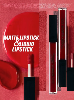 BLUEMERMAID BEST RED LIQUID MATTE GLAZE LIPSTICK FOR BOLD LOOK(RED, 6 ml)