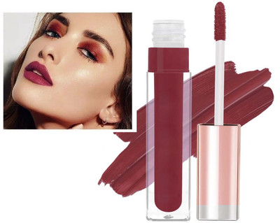 tanvi27 Non Transfer & Kiss Proof Dull Purple Matte Finish Lipstick(DULL PUPRPLE, 3 ml)